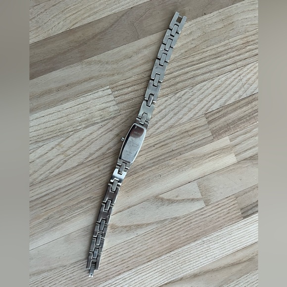 Titan Raga Ladies Watch Two Tone Bracelet Rectangular Black Dial - Picture 11 of 15